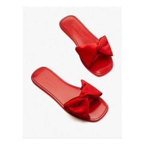 Kate Spade bikini bow slide sandals 5.5 NEW
